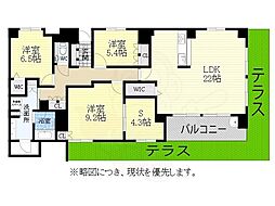 レザンドール東山元町 4LDKの間取図画像