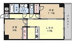 S-FORT鶴舞marks 2LDKの間取図画像