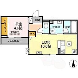 Novella 1LDKの間取図画像