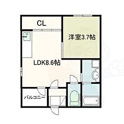 さくらハイツ 1階/-