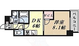 プライムローズ 1DKの間取図画像
