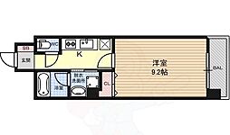 千種アヴァンギャルドプレイス 1Kの間取図画像