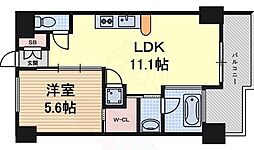 IZResidence 1LDKの間取図画像