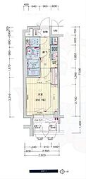 プレサンス広小路通葵 1Kの間取図画像