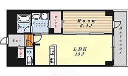 グランルクレ新栄ウエスト 1LDKの間取図画像
