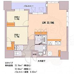 物件の間取り