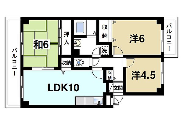 画像2:ファミリーさんにおススメの間取りです。