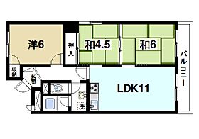 奈良県奈良市大宮町4丁目（賃貸マンション3LDK・4階・64.83㎡） その2