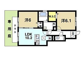 ソル　ピーノA  ｜ 奈良県大和郡山市北郡山町（賃貸アパート2LDK・1階・54.85㎡） その2