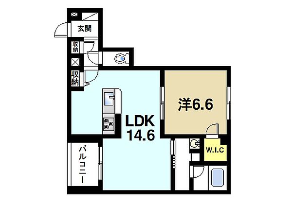 ShaMaison　Alflat ｜奈良県生駒市中菜畑2丁目(賃貸マンション1LDK・2階・51.20㎡)の写真 その2