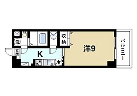 京都府木津川市木津駅前1丁目（賃貸マンション1K・4階・30.27㎡） その2