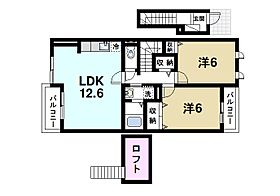 奈良県桜井市大字東新堂（賃貸アパート2LDK・2階・59.03㎡） その2