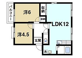 サニーコートC  ｜ 奈良県奈良市押熊町（賃貸アパート2LDK・2階・49.73㎡） その2