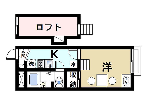 レオパレスＭＡＴＥ ｜奈良県大和郡山市城南町(賃貸アパート1K・1階・19.87㎡)の写真 その2