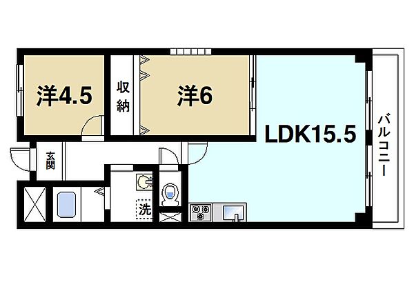 画像2:ファミリーさんにおススメの間取りです。