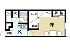 京都府木津川市木津奈良道51（賃貸アパート1K・1階・21.81㎡） その2