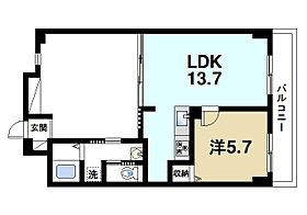 グリュックメゾン西大寺  ｜ 奈良県奈良市西大寺北町1丁目（賃貸マンション1LDK・2階・60.43㎡） その2