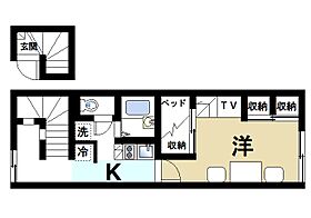 奈良県天理市西長柄町460-2（賃貸アパート1K・2階・28.02㎡） その2