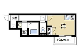 奈良県奈良市北半田中町（賃貸マンション1R・2階・22.97㎡） その2