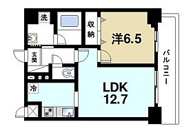 幸court　nara　sanjo  ｜ 奈良県奈良市三条大宮町（賃貸マンション1LDK・2階・45.44㎡） その2