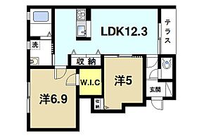 京都府木津川市加茂町里須原（賃貸アパート2LDK・1階・56.00㎡） その2