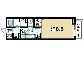 メゾンラフレシール  ｜ 奈良県奈良市宝来2丁目（賃貸アパート1K・1階・28.98㎡） その2