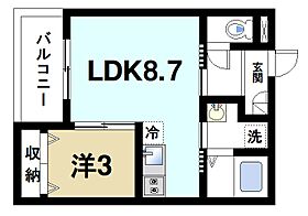 奈良県奈良市法蓮町（賃貸アパート1LDK・1階・29.48㎡） その2