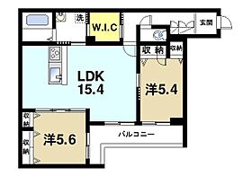 シャーメゾン　エクラージュ  ｜ 奈良県奈良市三条本町（賃貸マンション2LDK・4階・68.66㎡） その2