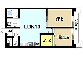 マンション田村  ｜ 奈良県奈良市南紀寺町3丁目（賃貸マンション2LDK・4階・48.60㎡） その2