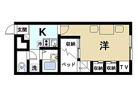 奈良県奈良市法華寺町（賃貸マンション1K・3階・23.18㎡） その2