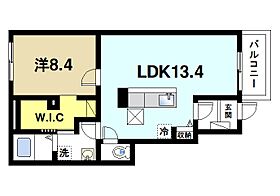 京都府木津川市城山台11丁目（賃貸アパート1LDK・1階・47.08㎡） その2