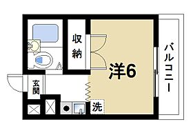 ジュネス神殿  ｜ 奈良県奈良市神殿町（賃貸マンション1R・2階・16.02㎡） その2