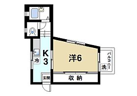 平城山パ－ト6  ｜ 奈良県奈良市西大寺新田町（賃貸アパート1K・2階・25.00㎡） その2