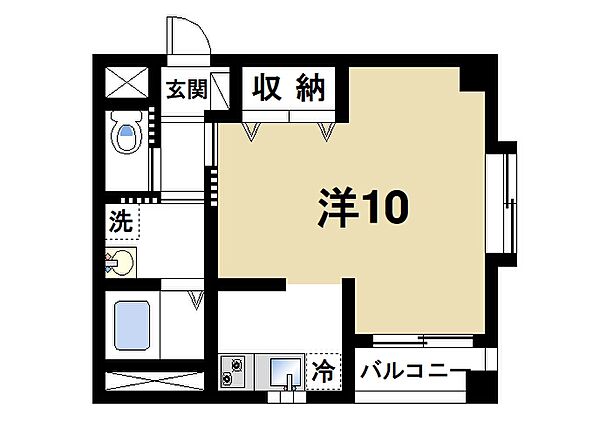 画像2:ゆったりとした広さがある快適な居室です