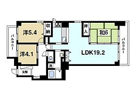 メゾンドール奈良大宮  ｜ 奈良県奈良市三条宮前町（賃貸マンション3LDK・6階・80.64㎡） その2