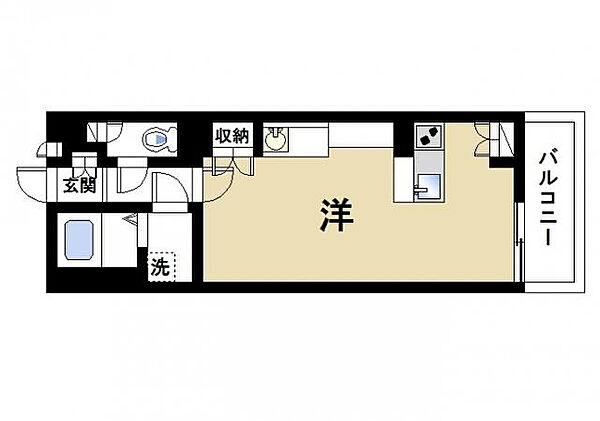 レオネクストコミンチャーレ九条 ｜奈良県大和郡山市九条町(賃貸マンション1R・3階・27.80㎡)の写真 その2