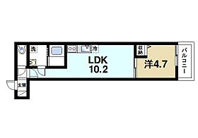 奈良県奈良市芝辻町2丁目（賃貸アパート1LDK・2階・34.14㎡） その2