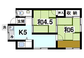 奈良県奈良市法蓮町（賃貸アパート2K・1階・40.00㎡） その2