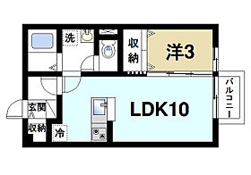 カサベルデ西大寺  ｜ 奈良県奈良市青野町1丁目（賃貸アパート1LDK・2階・33.39㎡） その2