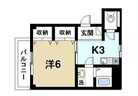 アルカザーレＮ  ｜ 奈良県奈良市西大寺芝町1丁目（賃貸アパート1K・2階・25.94㎡） その2