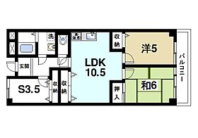 ローレルハイツあやめ池  ｜ 奈良県奈良市あやめ池南1丁目（賃貸マンション2LDK・3階・61.25㎡） その2