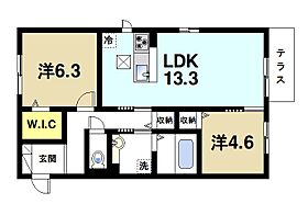 グランデ・フェリーチェR  ｜ 奈良県奈良市六条2丁目（賃貸アパート2LDK・1階・59.92㎡） その2