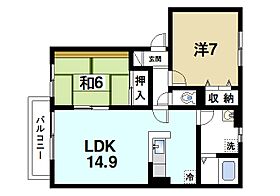 カーサベルデ  ｜ 奈良県奈良市杏町（賃貸アパート2LDK・2階・63.34㎡） その2