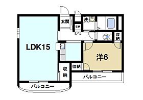 ディモーレイマニシ  ｜ 奈良県奈良市大安寺6丁目（賃貸マンション1LDK・2階・54.74㎡） その2