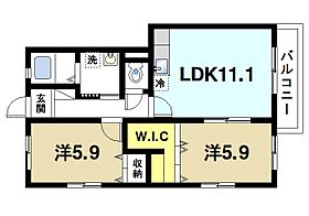 奈良県奈良市佐保台西町（賃貸マンション2LDK・1階・55.20㎡） その2