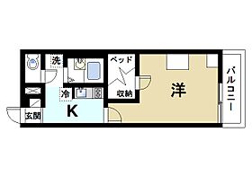 京都府木津川市梅美台1丁目3-7（賃貸マンション1K・3階・26.08㎡） その2