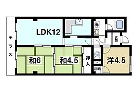 アーバン・アネックス  ｜ 奈良県生駒市壱分町（賃貸マンション3LDK・1階・57.48㎡） その2