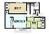 間取り：2LDKの間取り