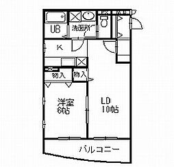 スマイルズ 1LDKの間取図画像