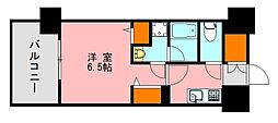 LANDICO/2227 1Kの間取図画像